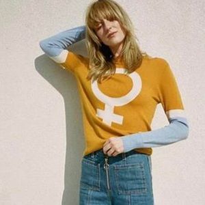 Stoned Immaculate “Gloria” sweater in Mustard